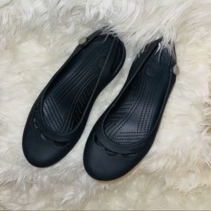 Black Crocs Slingback